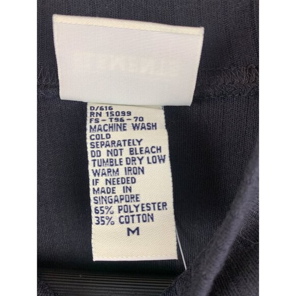 Classic Elements Petite Ribbed Long Sleeve Top - Gray - Size M - Picture 3 of 5